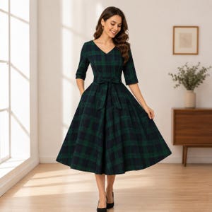 semi formal winter dresses for women Womens Velvet Bow Tie Neck Long Sleeve High Waist Casual Loose Swing Ruffle A-line Mini Dresses Yellow M