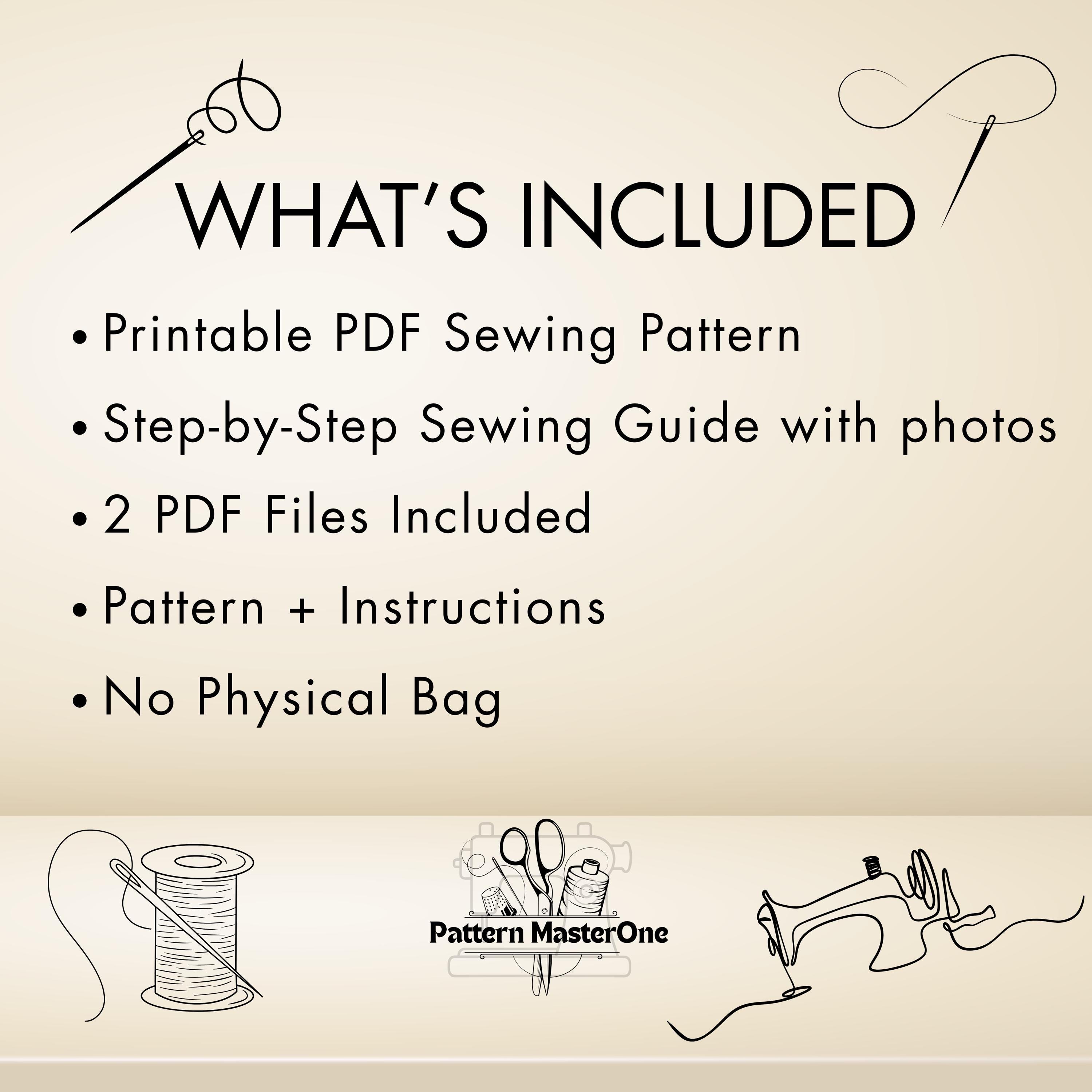 Reversible Tote Bag Sewing Pattern PDF, Easy Beginner Tote Bag, Market ...