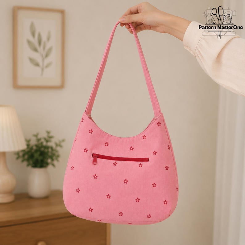 Sling Tote Bag Sewing Pattern PDF, Easy Crossbody Bag Pattern, Step by ...
