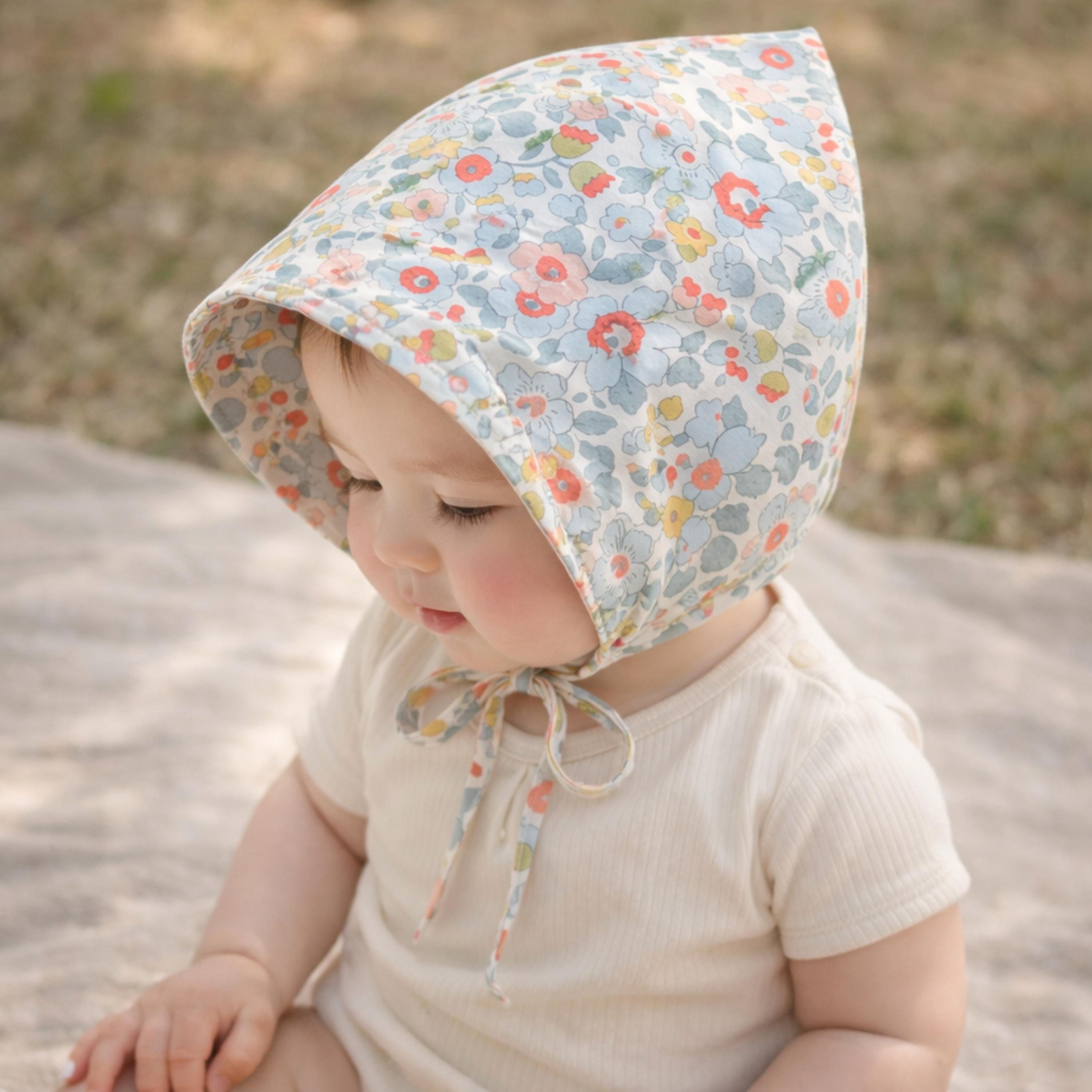 Baby Sun Bonnet Sewing Pattern PDF, 0-24 Months Baby Hat Pattern ...