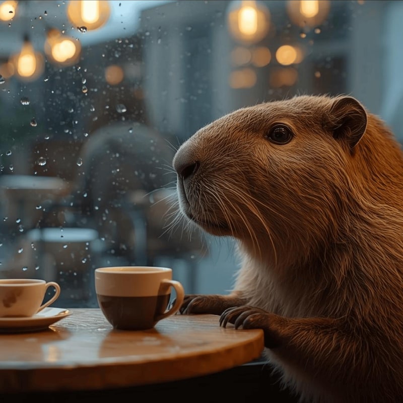 Capybara Desktop Wallpaper - Etsy