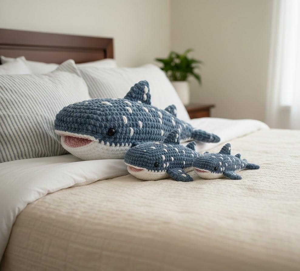 25 Whale Shark Crochet Patterns for Ocean-Loving Makers 10 Crochet Whale Shark Amigurumi Plush Tutorial (Beginner)