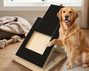 Dog Emery Board Scratcher Treat Box,Dog Nail Scratch Pad,Durable