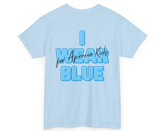 Personalisiertes Apraxia Bewusstseins-Shirt - Logopädie-Shirt | SLP Shirt | Blaues Band-Bewusstseins-T-Shirt | Logopädie | Kinder T-Shirts