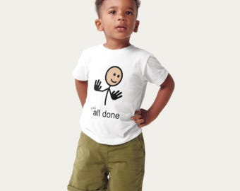 AAC Communication Shirt Youth Tee Kids Clothing Special Needs Assistive Technology Autism Support Nonverbal Child Speech Therapy School Aid