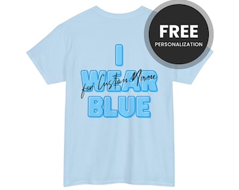 Personalized Apraxia Awareness Shirt – Speech Therapy Shirt | SLP Shirt | Blue Ribbon Awareness Tee | Speech Pathology | Family Shirts