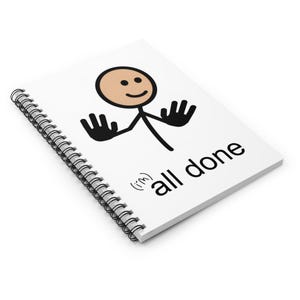 Communication Practice Journal Speech Therapy Notebook Professional Documentation Tool Spiral Bound Design Session Notes Recording Book Slp Resource Material Compact Size Format Durable Cover Construction Metal Binding System Ruled Pages