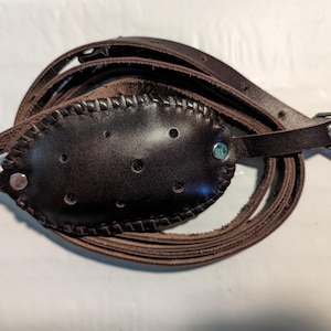 Mini Leather Knitting Belt