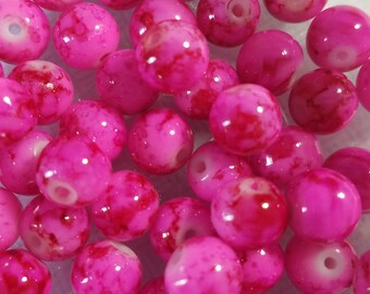 pink beads