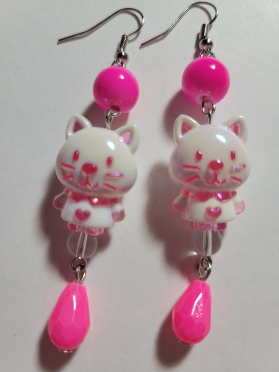 Etsy clearance cat earrings