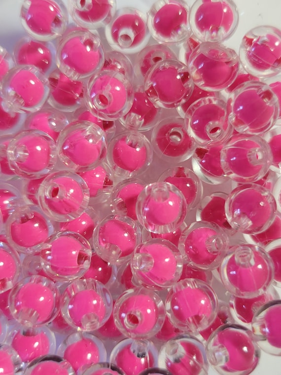 Blush Pink Glass Beads, 8mm Faceted Round - Golden Age Beads