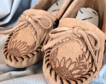 custom moccasin slippers