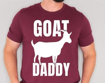Camiseta "Papá Cabra", regalo divertido para el Día del Padre, camiseta gráfica "Papá Cabra", camiseta para amantes de los animales de granja para hombres.