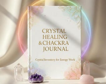 Crystal Healing Tracker en chakradagboek • Kristalleninventaris voor energiewerk