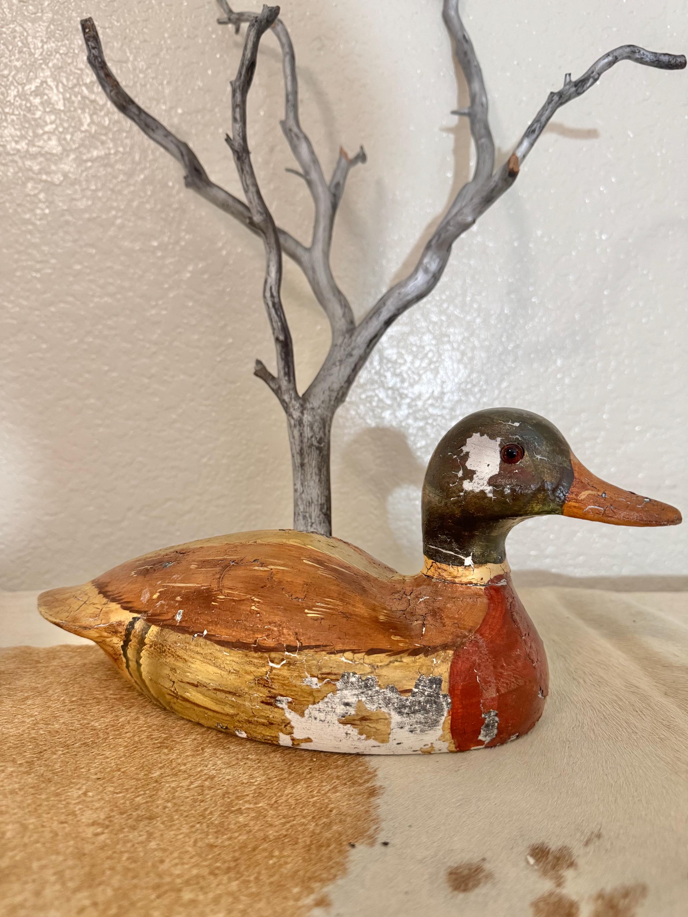 Wooden Decoy Duck French - Etsy