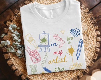 In My Artist Era Shirt | Artist Gift Aesthetic | Artist T-Shirt | Painter Shirt | Creative Tee | Art Lover Gift | Painter Gift Idea