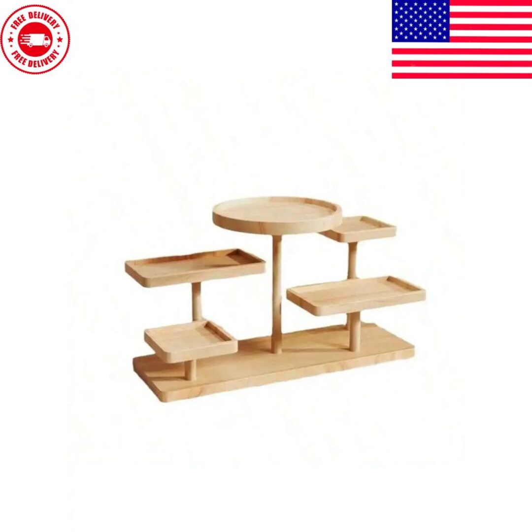Wooden Display Rack With Storage Box | Multi-layer Bead Organizer - Etsy