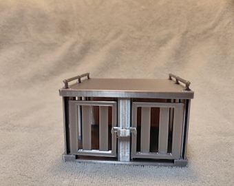 1/10th Scale Hunting Dog Box for RC Trucks/Dioramas, Scale Garages (3d Printed)