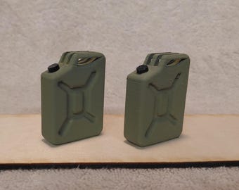 1/10th Scale Jerry Cans Green (2 per pack)