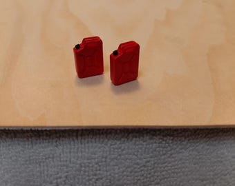 1/24th Red Jerry Cans (2 per pack)