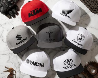 Custom Logo Snapback Hat | Full-Color Print, Acrylic Wool Blend