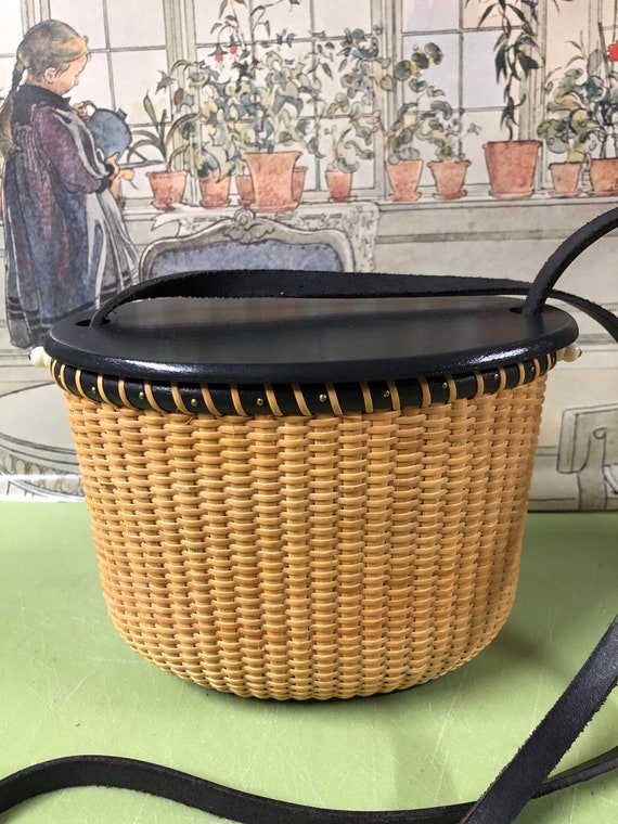 Handmade basket purse