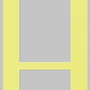 A4 Size Display Mount for autograph collector / dealer - 7x5" + 5x3 inch cut