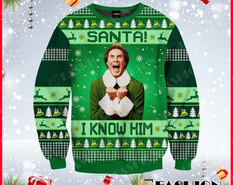 buddy elf sweater