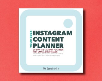 30-Day Instagram Content Planner for Small Businesses (2026)