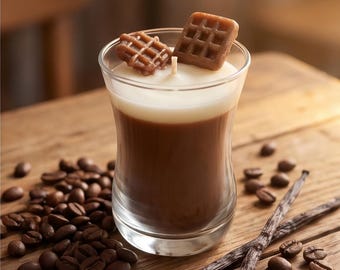 Kerze im Glas „Coffee-Date“