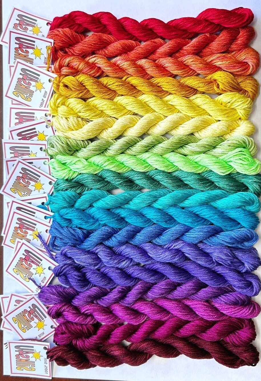 Rainbow Thread, Mermaid Variegated Cotton Thread, Gutermann