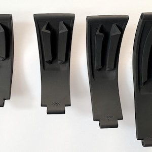 Pair 20mm Oysterflex Straps (Black)