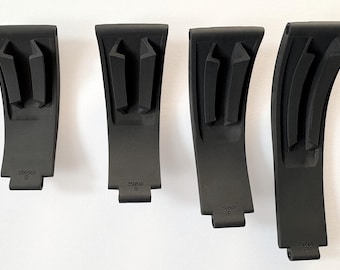 Pair 20mm Oysterflex Straps (Black)