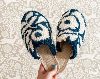 Punch Needle Espadrille Slippers Kit_ The Artist Series with  Sallie Dale of The Urban Acres Kit