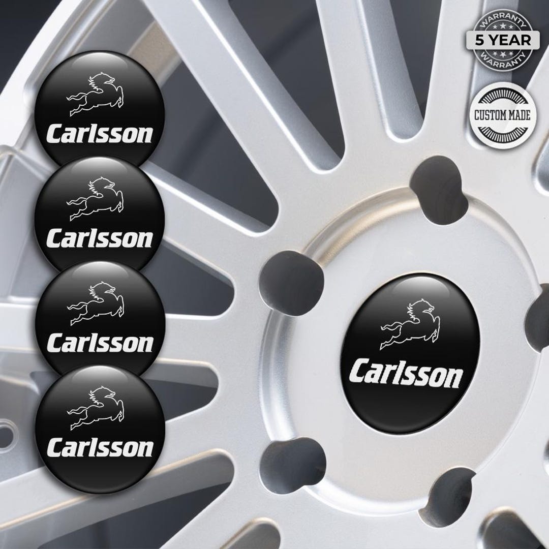 Carlsson Logo Silicone Wheel Center Hub Cap Decals (4 Pcs) - Etsy