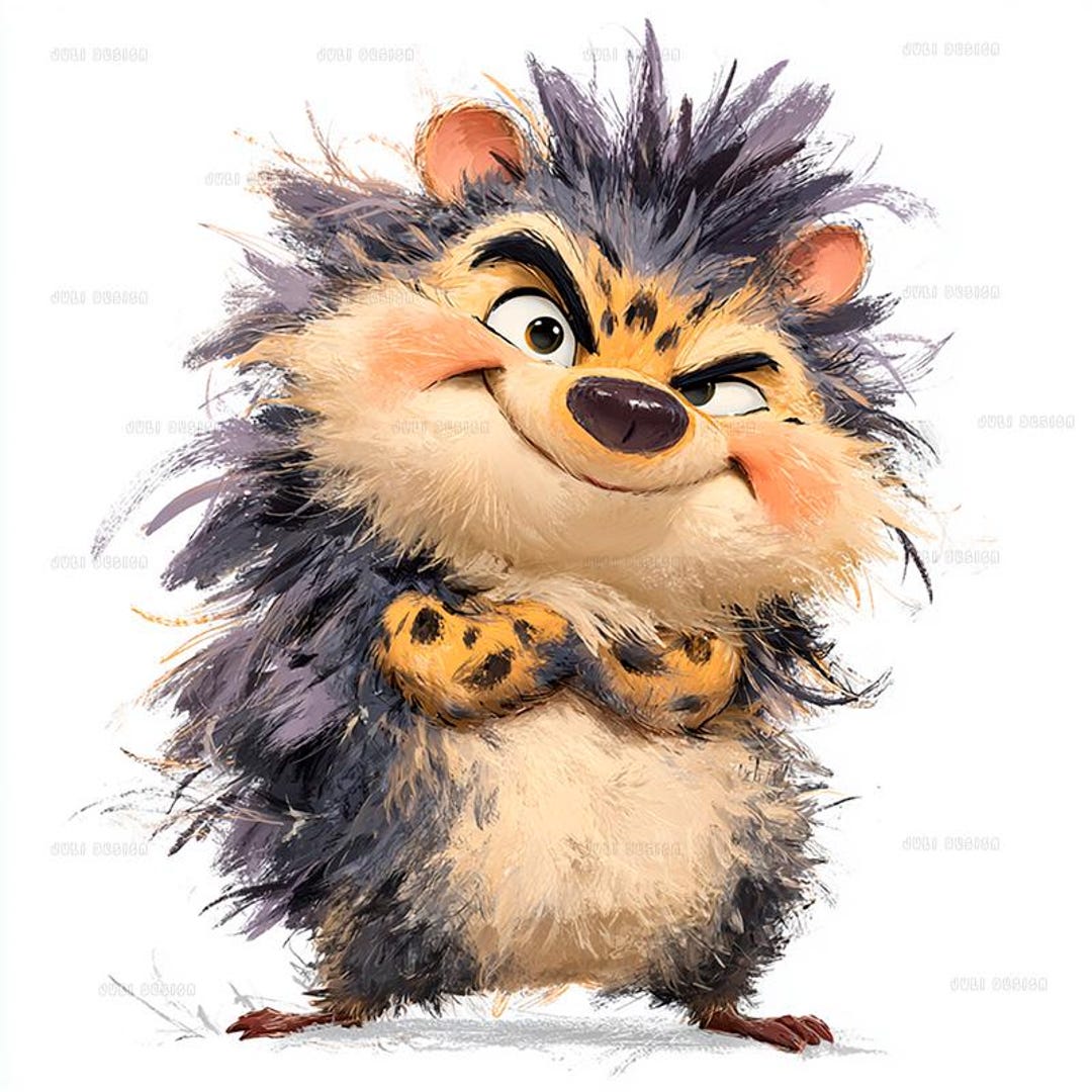 20 Design – Animal Expressions Clipart Set, Cute Emotion Animals, Funny ...