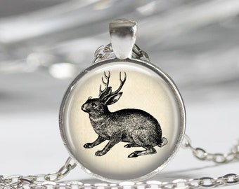 Fallen Star White Jackalope Holographic 2.5 inch Star Keychain