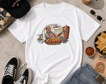 Para Llevar- Kebab Pun T-Shirt / Funny Spanish Wordplay Tee, Shawarma Doner Graphic