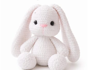 Crochet Bunny Amigurumi Pattern, Easter Plush Toy, Beginner PDF (Digital Download)