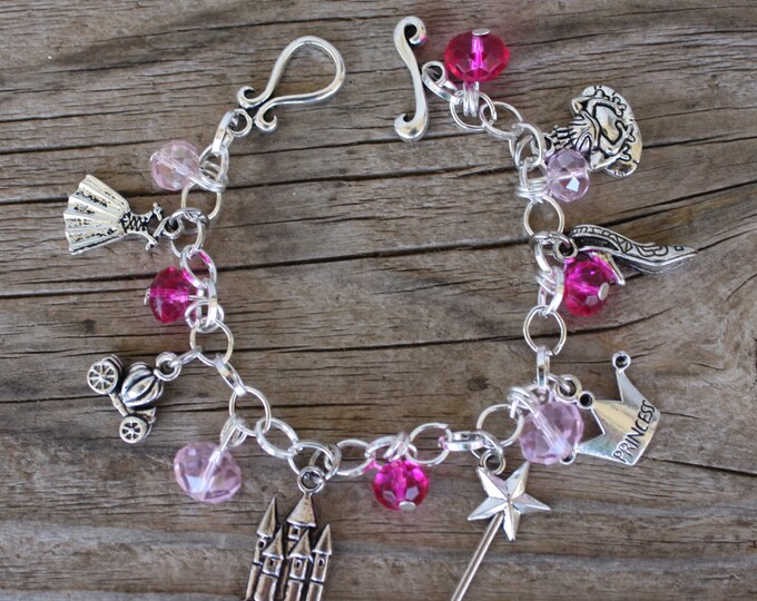 LITTLE GIRL PRINCESS Charm Bracelet, by Okrrah Etsy