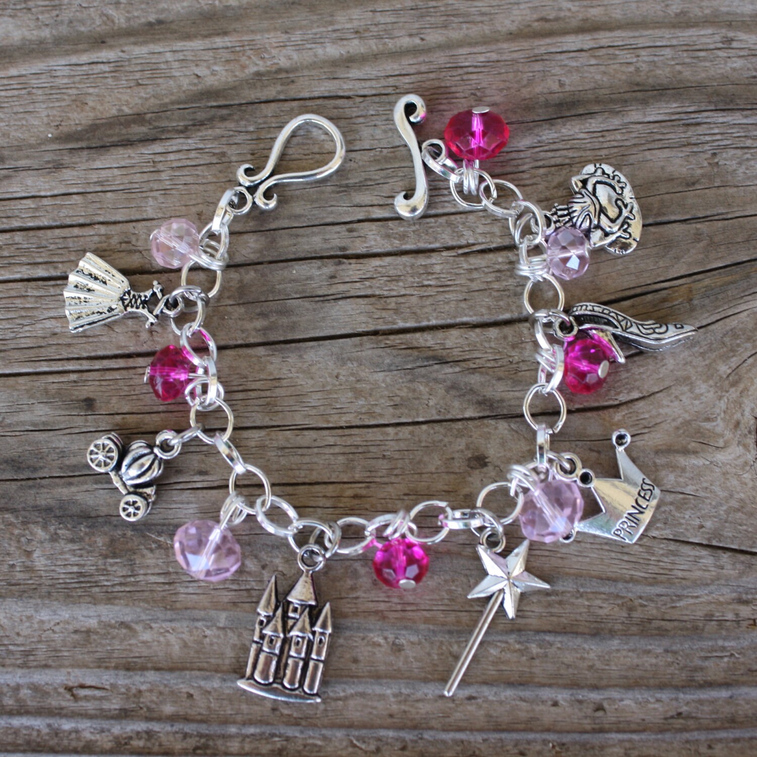 LITTLE GIRL PRINCESS Charm Bracelet by Okrrah Etsy