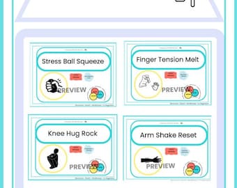 Stress Relief Bewegungskarten