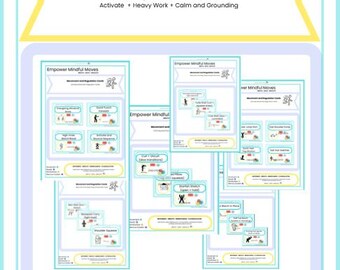 Nervous System Reset Movement Cards | Activate + Heavy Work + Calm & Grounding | Sensory Regulation | Autism | Classroom Tools