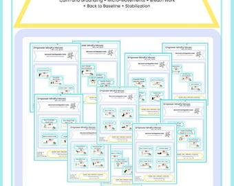 Core Regulation Movement Cards Bundle  5 Pack Combo | Calm Corner Tools | Breath Work, Micro‑Movements, Stabilization | ND‑Affirming