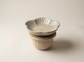 Handmade Wooden Cat Food Bowl Riser | Natural Cork Top, Optional Stainless Steel Plate