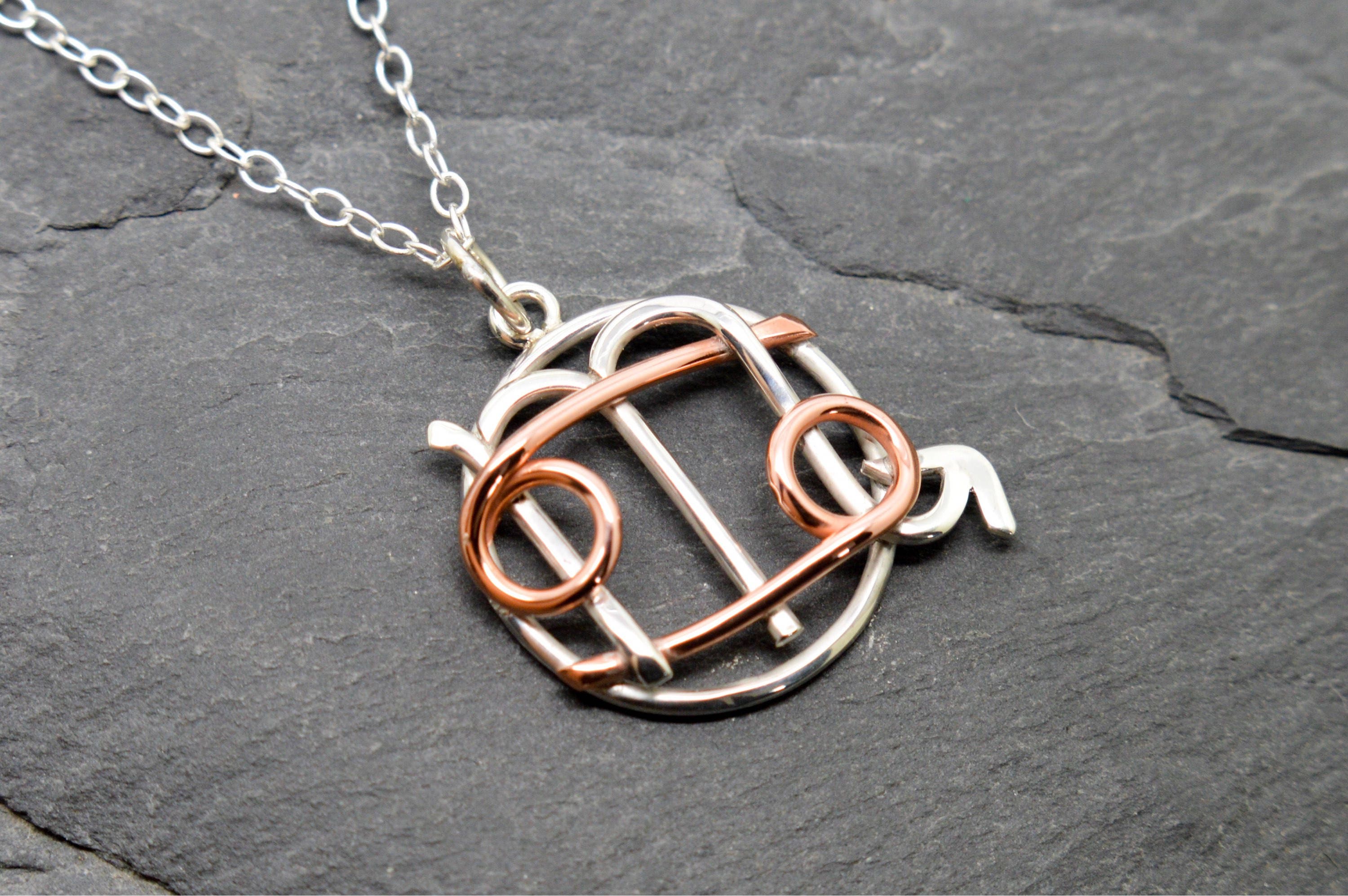 Cancer Scorpio Necklace Sterling Silver 