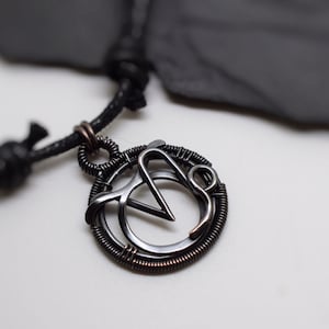 Handmade Copper Taurus Capricorn Zodiac Pendant Necklace