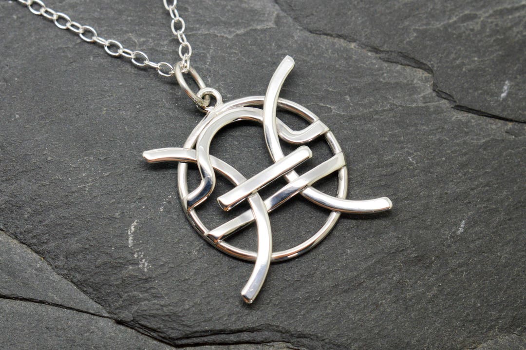 Sterling Silver Zodiac Necklace: Pisces Libra Star Sign Pendant - Etsy