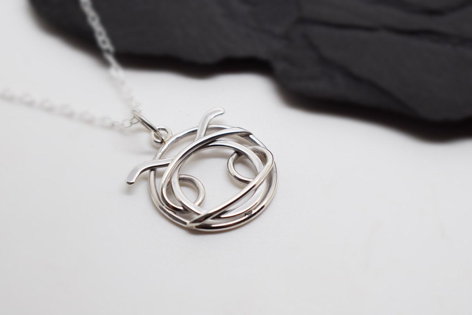 Taurus Kanker ketting sterling zilver Etsy
