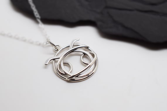 Taurus Cancer Necklace Sterling Silver 